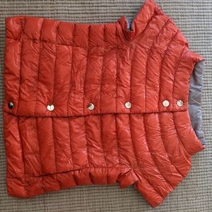 Herno short sleeve reversible down jacket